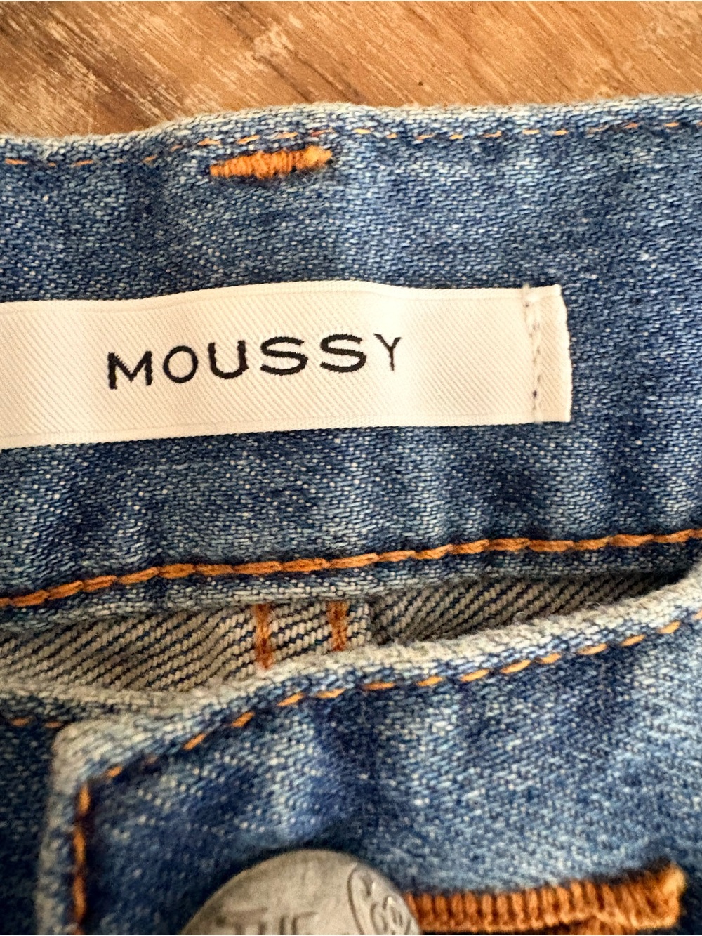 MOUSSY Distressed Japanese Denim Jeans Faded Slim Straight 30 - Picture 4 of 13